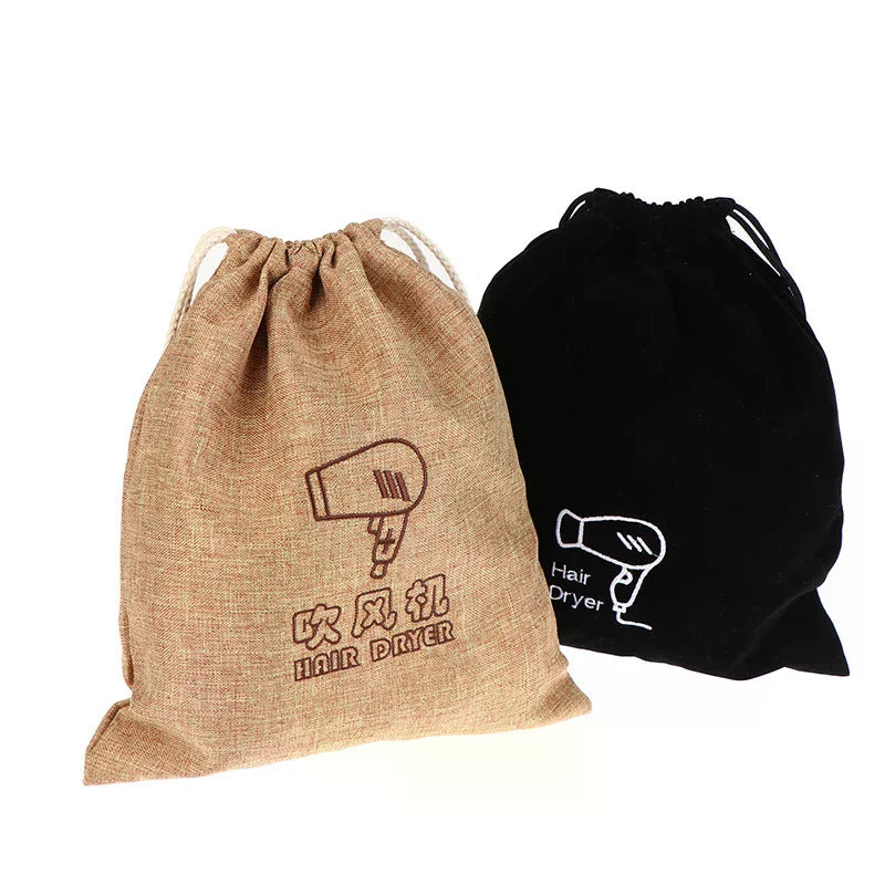 Hair Dryer Storage Bag | Drawstring Dust Cover Organizer Hair Dryer Storage Bag QXL