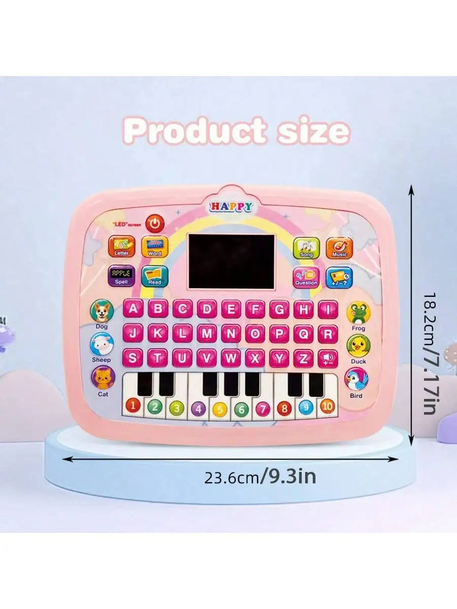 Kids Learning Tablet Toy | Alphabet Numbers Music & Math Educational Learning Toy QXL