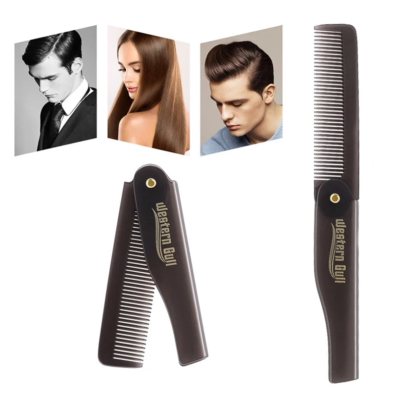 Foldable Pocket Comb – Plastic Beard & Hair Styling Tool Foldable Pocket Comb QXL
