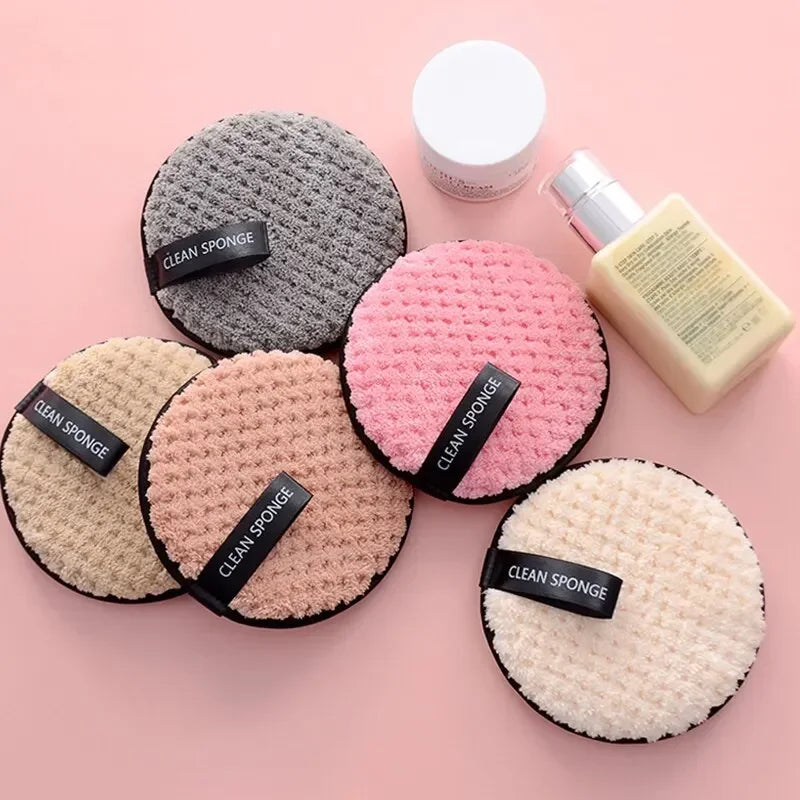 4-Pack Washable Microfiber Makeup Remover Pads | Reusable Makeup Remover Pads QXL