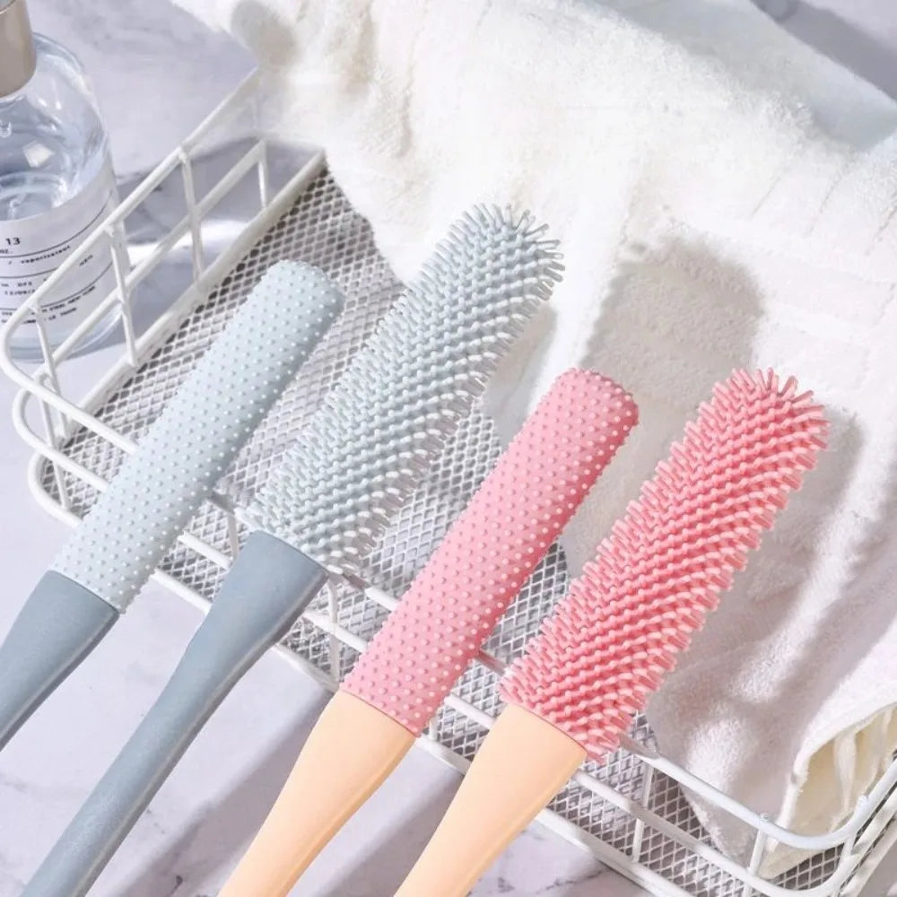 Toe Seam Scrubbing Brush | Foot Exfoliator & Dead Skin Foot Scrubbing Brush QXL