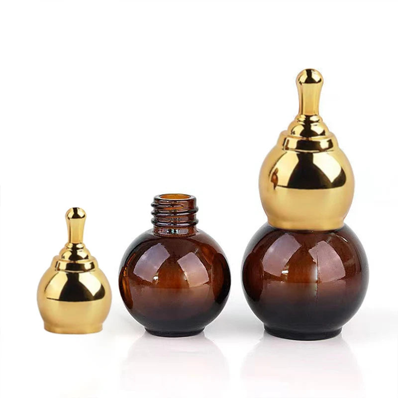 Gourd Dropper Bottle 10–50ml | Essential Oil & Perfume Refill Refillable Dropper Bottle QXL