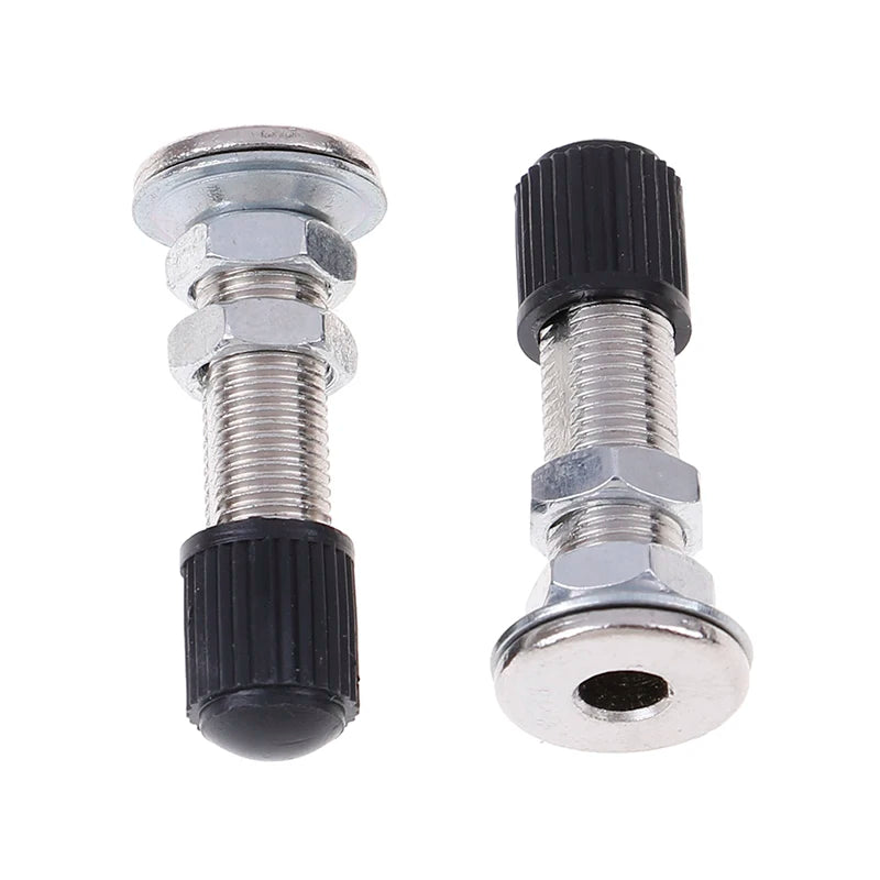 2-Pack 38mm Zinc Alloy Presta Bike Valve Stems | Mountain & Road Bicycle Valve Stems QXL