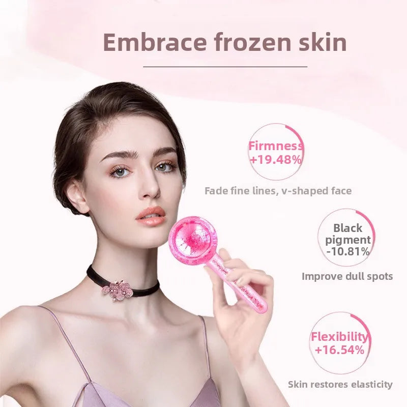 Cooling Ice Globes Crystal Ball Face & Eye Massager 2-Pack Facial Ice Globes QXL