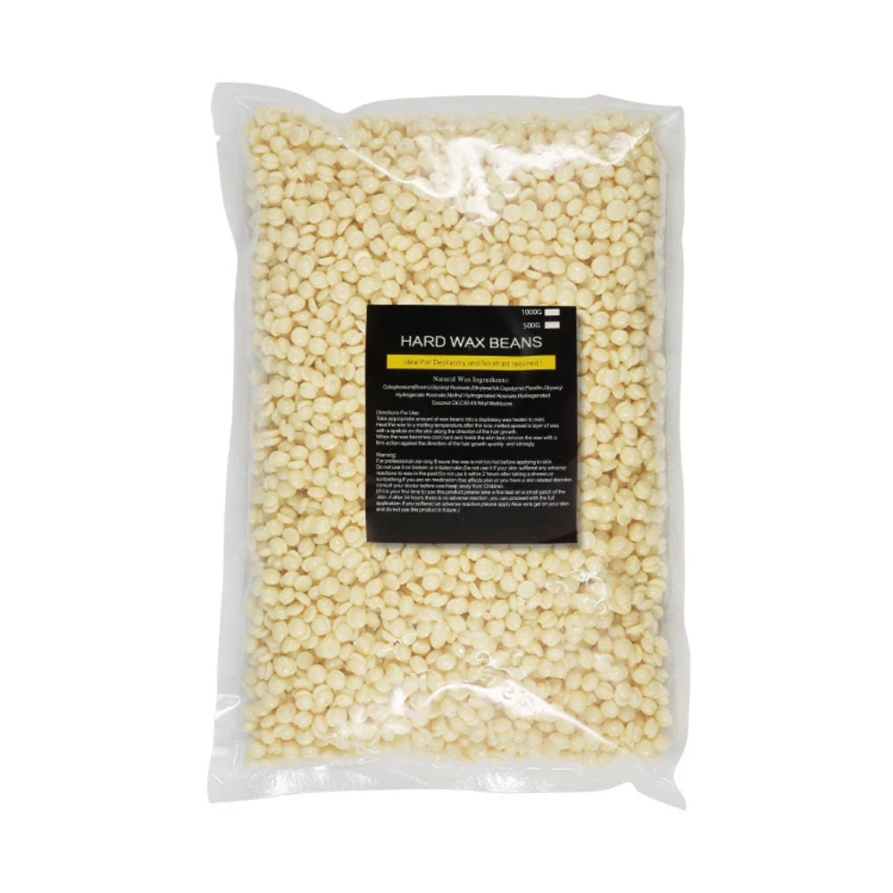 500g Hard Wax Beans – No-Strip Body & Face Hair Removal Depilatory Wax Beans QXL