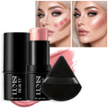Creamy Waterproof Blush Stick | Natural Radiant Glow | 4g Cream Blush Stick QXL 01 set