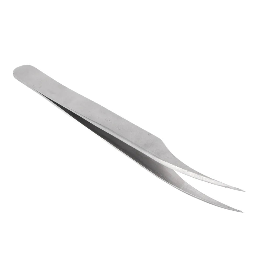 Dolphin Curved Tip Stainless Steel Nail Art Tweezers 125mm Nail Art Tweezers QXL