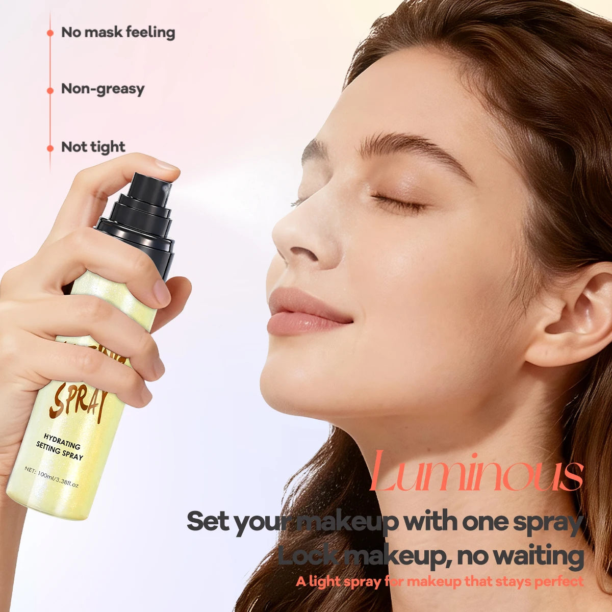 Hydrating Makeup Setting Spray | Oil Control & Long-Lasting Makeup Setting Spray QXL