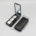 Empty 3-Grid DIY Eyeshadow Palette & Makeup Storage Dish Empty Makeup Palette QXL Default Title