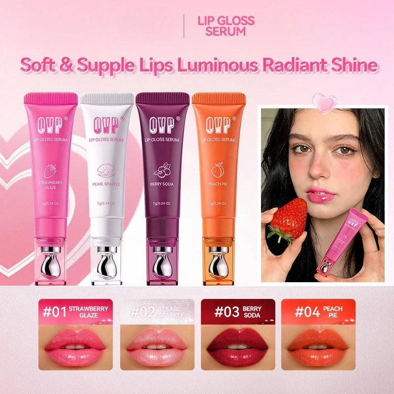 Fruit-Flavored Hydrating Lip Serum | Non-Transfer Moisturizer Lip Serum QXL
