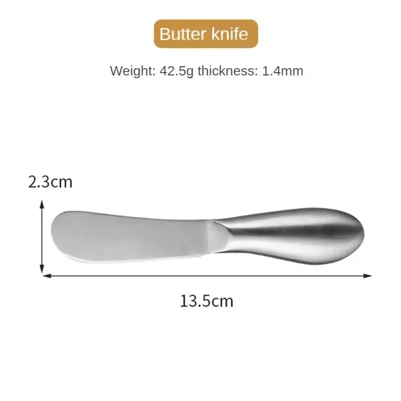 Stainless Steel Butter Knife & Cheese Spreader | Kitchen Tool Butter & Cheese Knife QXL