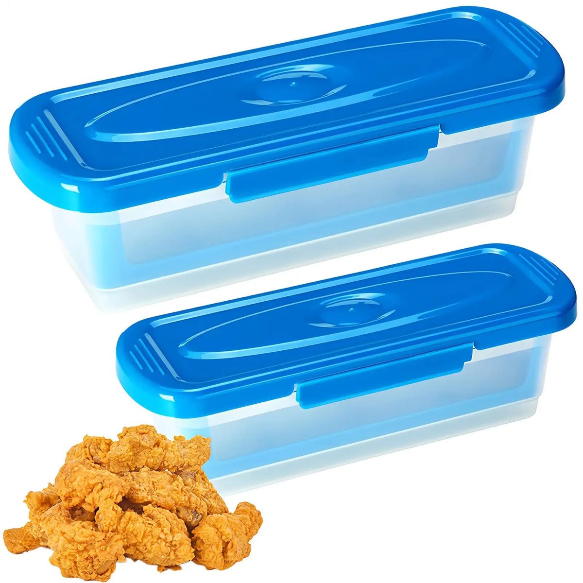 2-Piece Breading Shaker Bowl Set | Batter Bowl with Lid Breading Shaker Bowl Set QXL