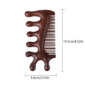 Wooden Scalp Massage Comb | Anti-Static Hair Styling Tool Scalp Massage Comb QXL Brown