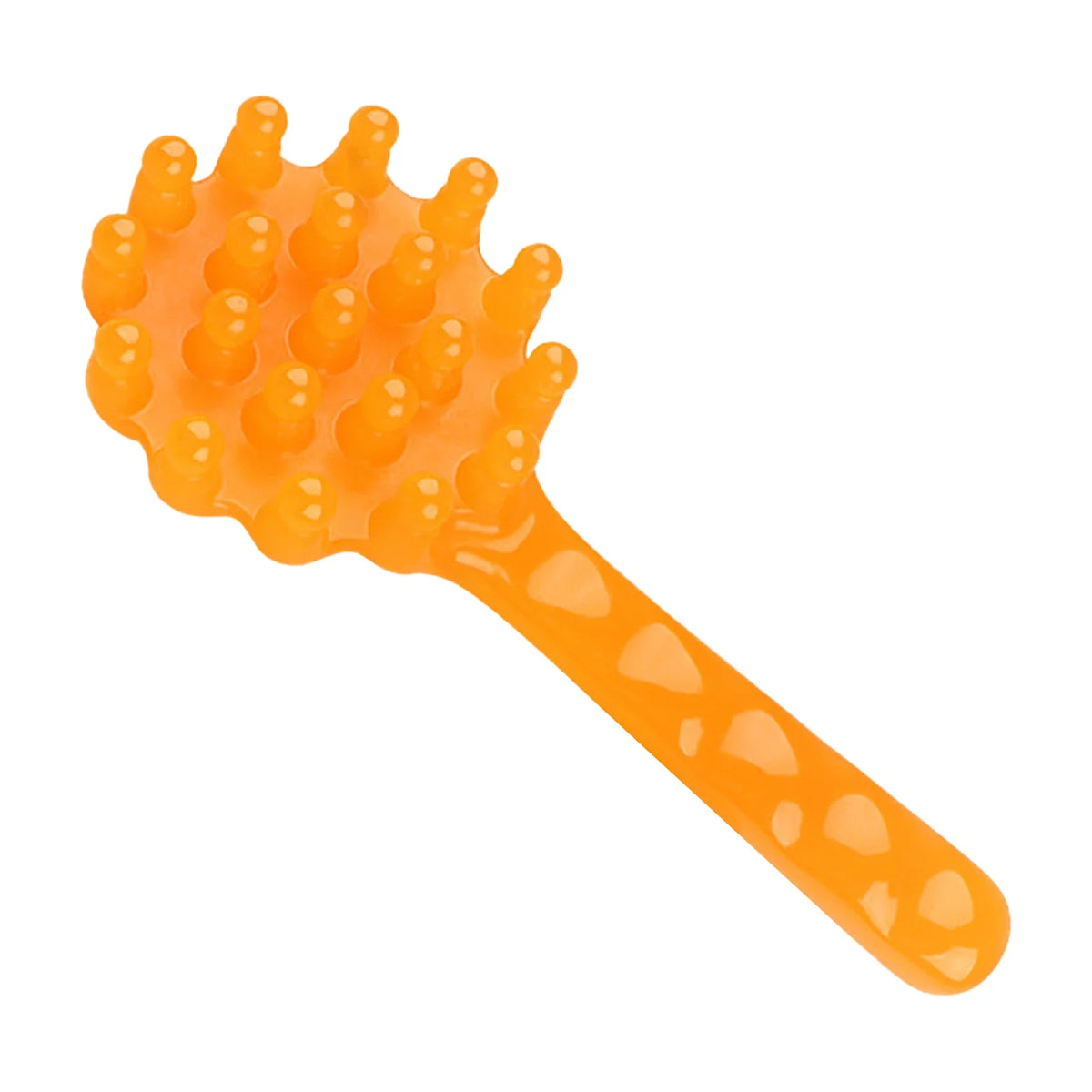 Shell Resin Scalp Massage Comb | Gua Sha Head Massager Scalp Massage Comb QXL YELLOW