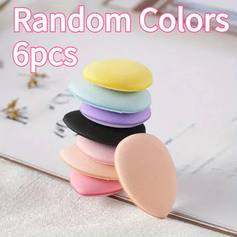 6-Pack Mini Finger Makeup Sponges | Waterdrop Blender Makeup Sponge Set QXL Random Colors 6pcs