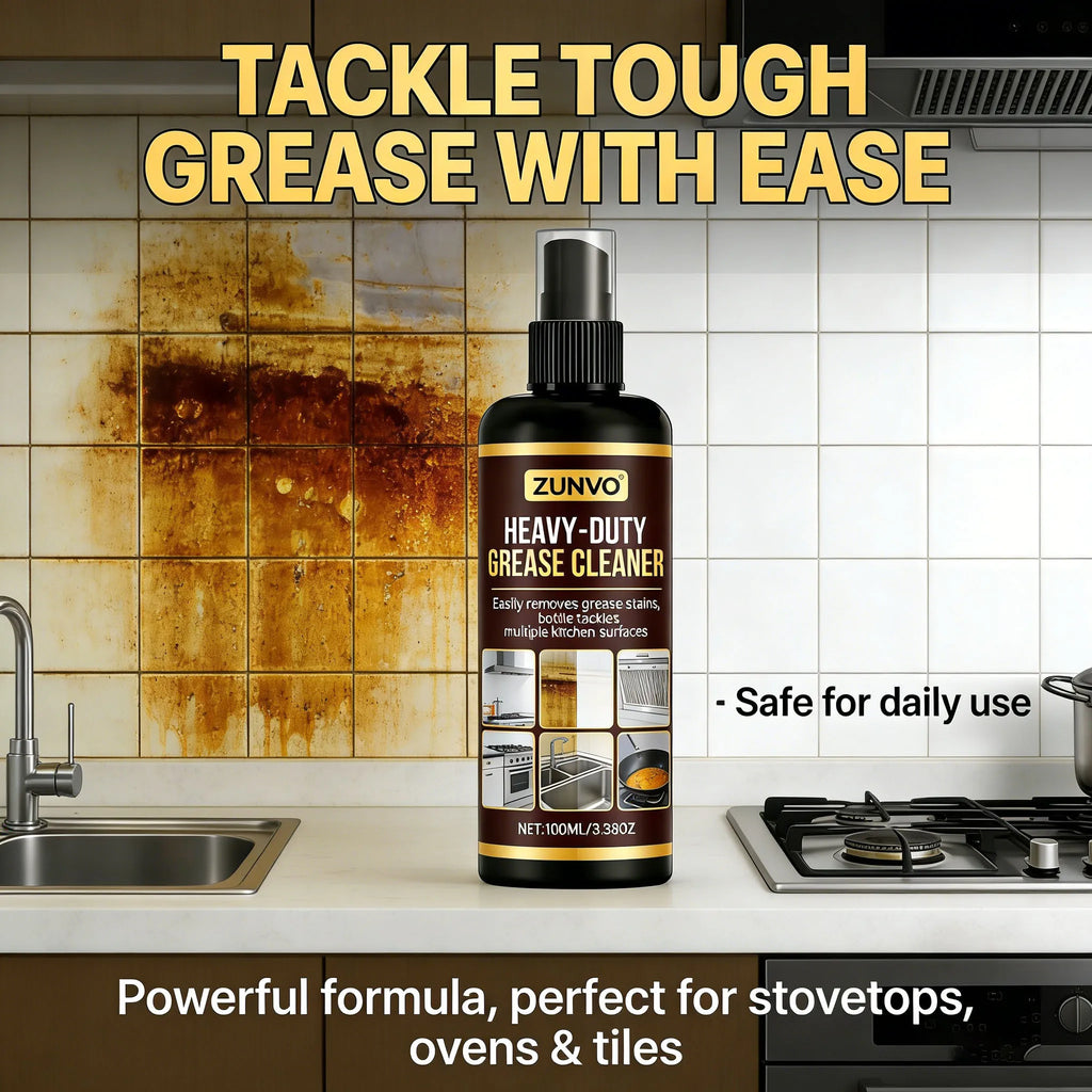 Heavy-Duty Kitchen Grease Cleaner | Multi-Surface Degreaser Kitchen Degreaser QXL