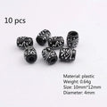 Colorful Acrylic Hair Braid & Dreadlock Beads – 20 or 100 Pc Hair Braid Beads QXL 30pcs NO.16