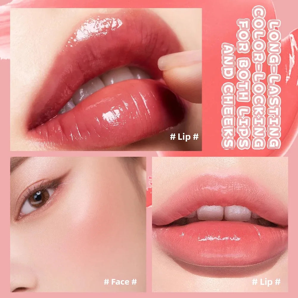 Dragon Ranee 6-Pc Hydrating Lip & Cheek Gloss Set | Mini Lip Dye Lip & Cheek Gloss Set QXL