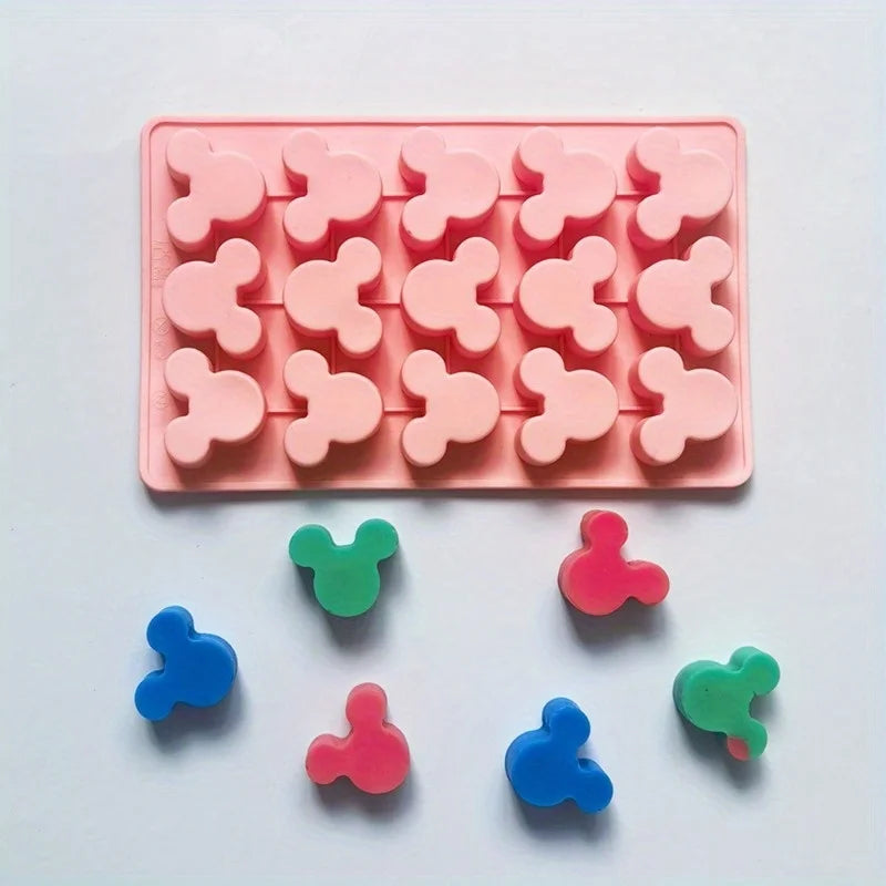 Mouse Shaped Fondant Mold | Cake, Soap & Resin Craft Silicone Baking Mold QXL
