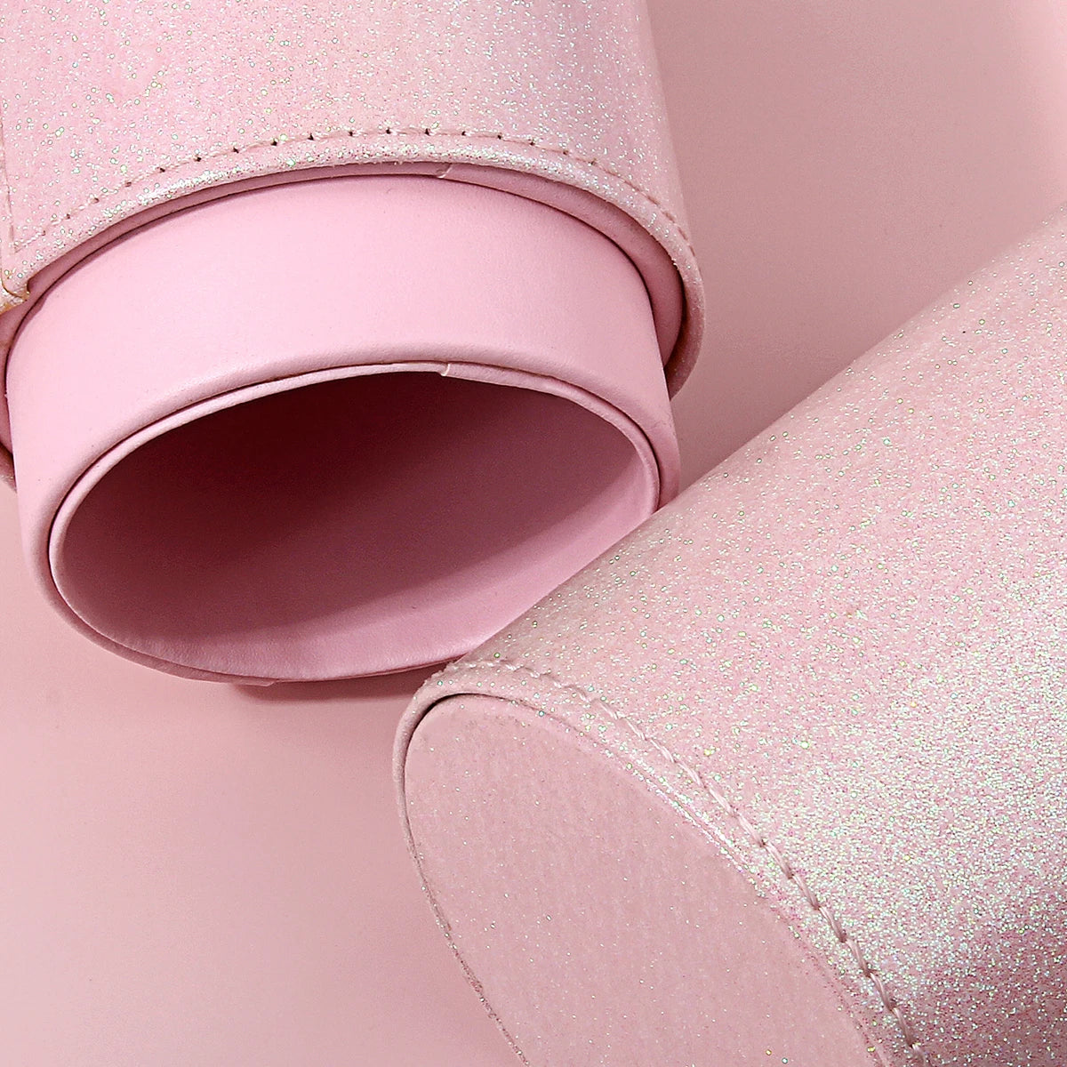 KOSSHOW Pink Detachable Makeup Brush Holder – Dustproof Makeup Brush Holder QXL