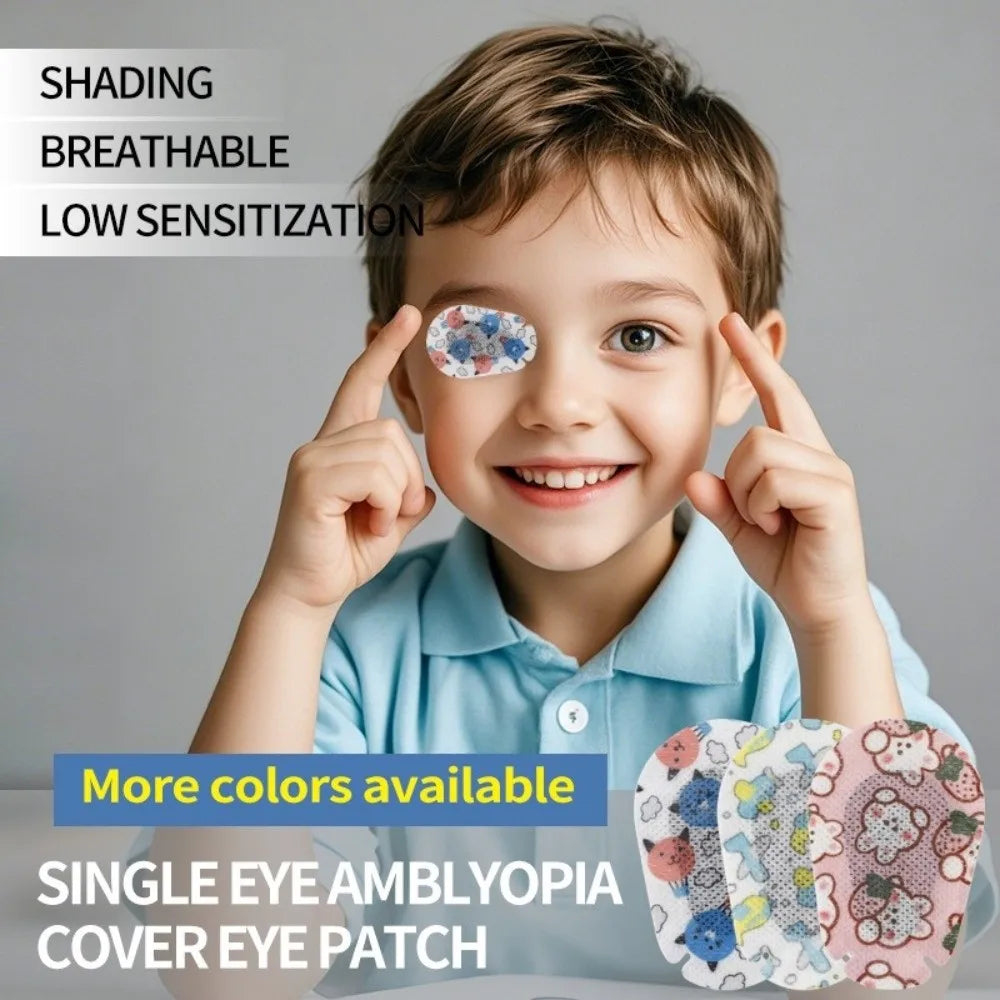 20-Pack Cartoon Kids Eye Patches | Soft Adhesive Vision Care Kids Eye Patch QXL