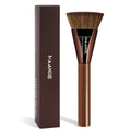MAANGE Flat Top Foundation Brush | Dense Synthetic Hair Foundation Makeup Brush QXL Coffee Brown