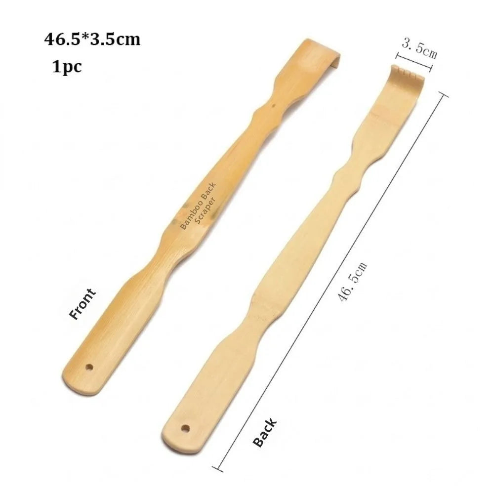 Bamboo Back Scratcher & Body Roller Stick | 11 Styles Back Scratcher QXL