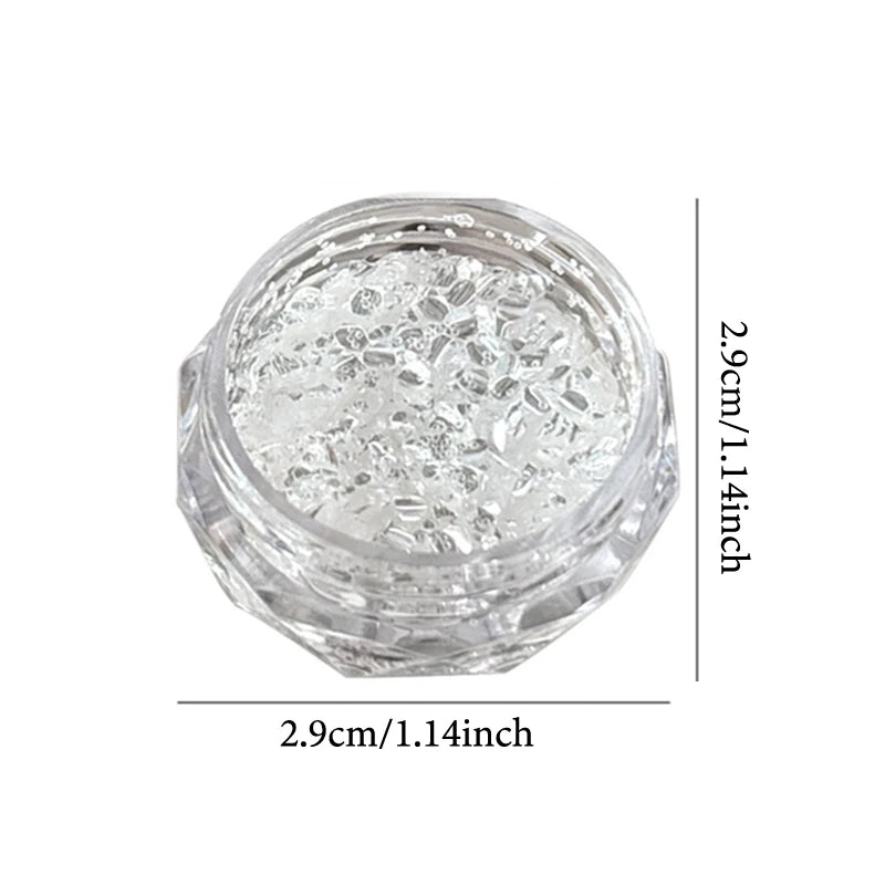 Mini Sequin Nail Glitter Charms Box | DIY Nail Art Decoration Nail Art Glitter QXL