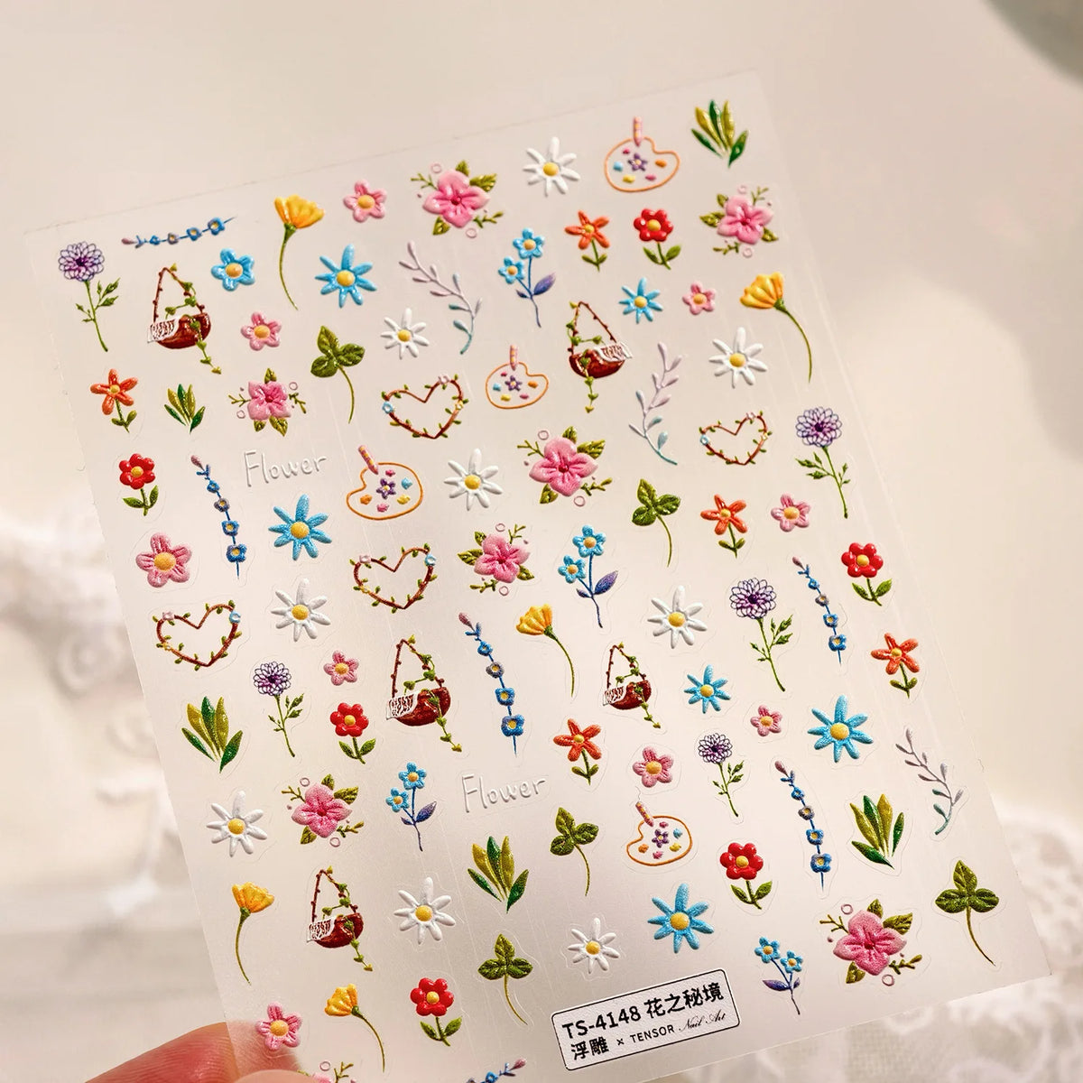 5D Fruit Nail Art Stickers – Blueberry Cherry Summer Decals Nail Art Stickers QXL TS4148