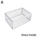 Automatic One-Way Bird Trap Cage | Pigeon & Small Animal Bird Trap Cage QXL A