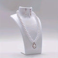 Acrylic Jewelry Display Stand | Necklace & Earring Holder Jewelry Display Stand QXL White