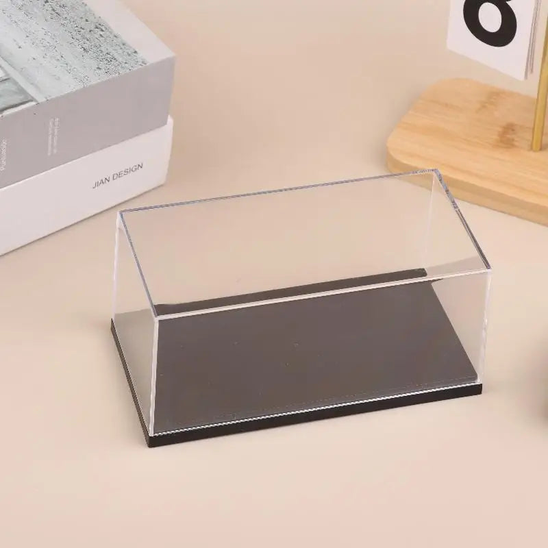 Acrylic Display Box for 1/43 Diecast Model Cars – Dustproof Model Car Display Case QXL Black