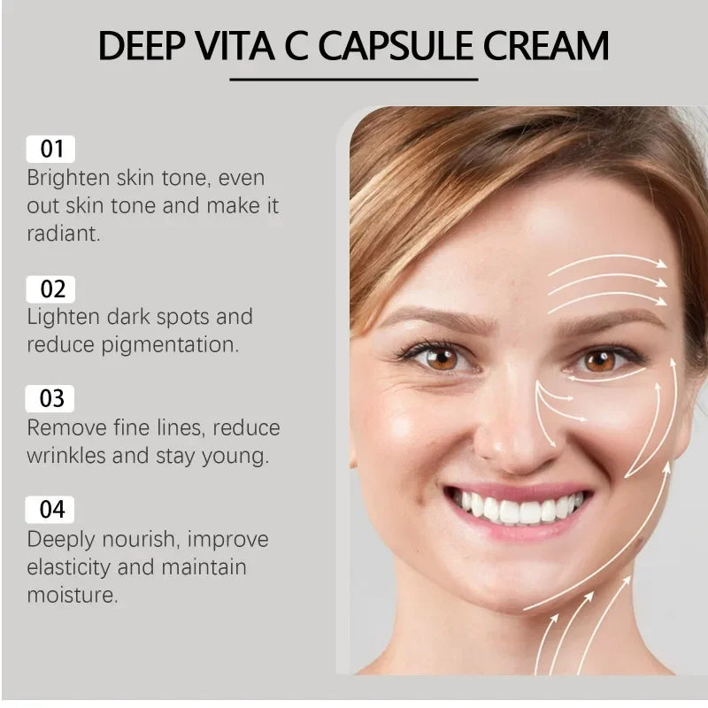 Hoygi Deep Vita C Capsule Cream – Niacinamide & Arbutin 50g Brightening Face Cream QXL