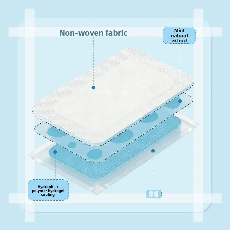 Cooling Gel Patches – Instant Ice Pads for Kids & Adults Cooling Gel Patch QXL