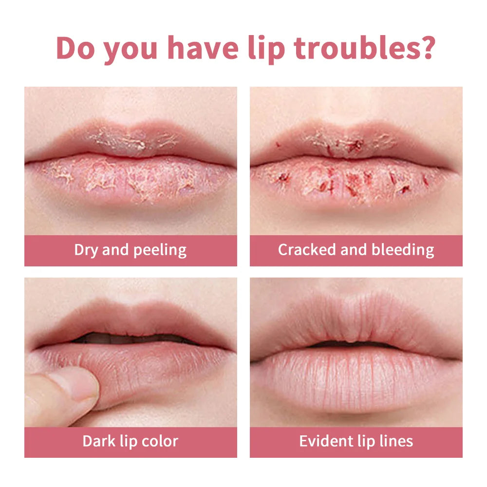 Honey Tinted Lip Balm – Moisturizing & Exfoliating Lip Color Tinted Lip Balm QXL