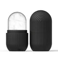 Silicone Ice Roller Massager for Face & Eyes | Cooling Skincare Face Ice Roller QXL GJ29-black-02