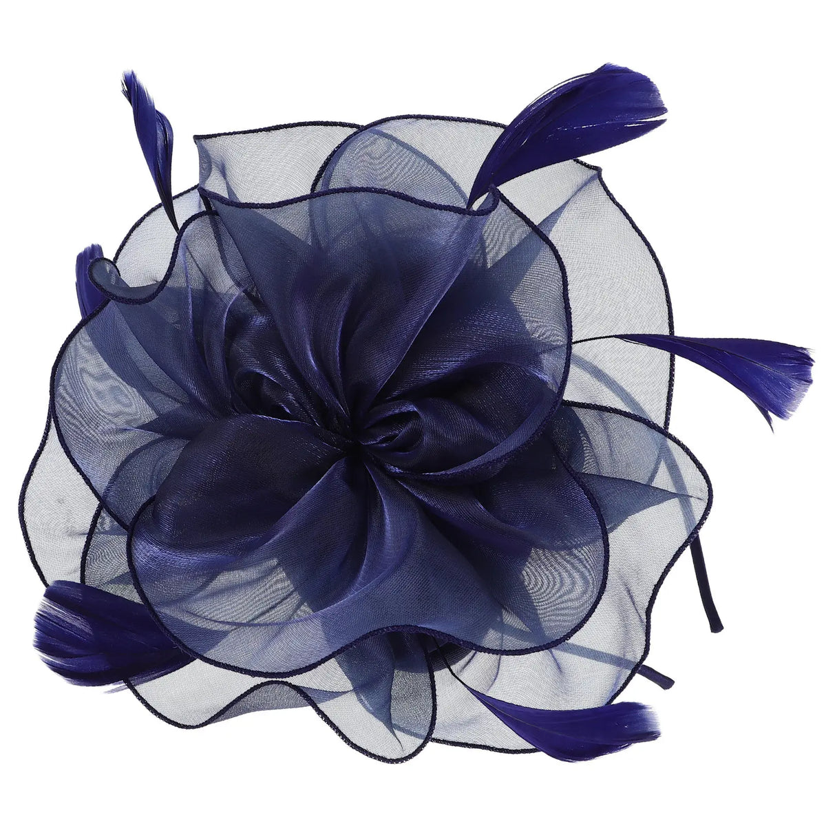 Floral Fascinator Hat | Mesh Plume Headdress for Tea Party Fascinator Hat QXL