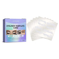 Eyeliner Stencils Kit – 24 Pairs Non-Woven Template Cards Eyeliner Stencil Kit QXL 1 box 6pcs