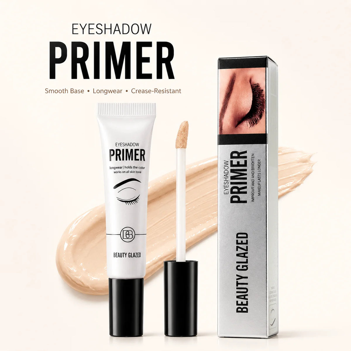 Eyeshadow Primer – Waterproof Crease-Resistant Eye Base Eye Makeup Primer QXL