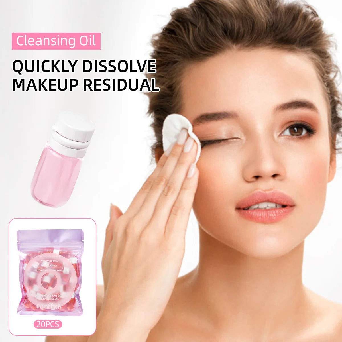 MAFFICK Disposable Cleansing Oil Travel Pods – 20 x 2ml Cleansing Oil Pods QXL