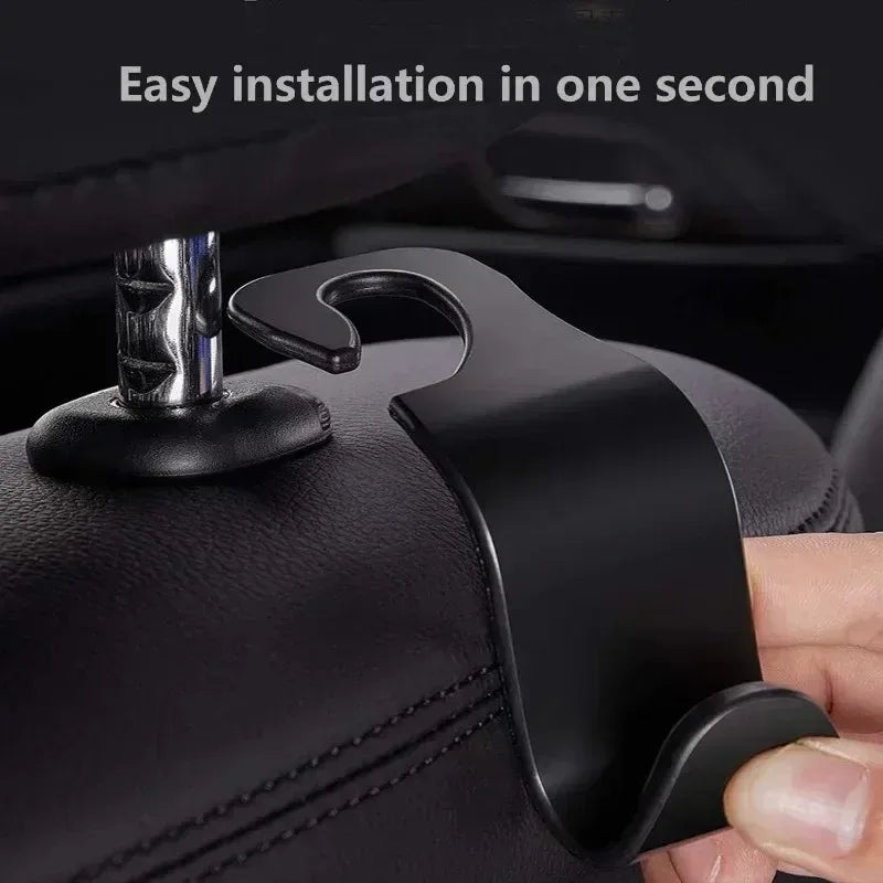 Car Headrest Hooks Seat Back Bag Hanger Organizer 2/4/8 Pack Car Headrest Hook QXL