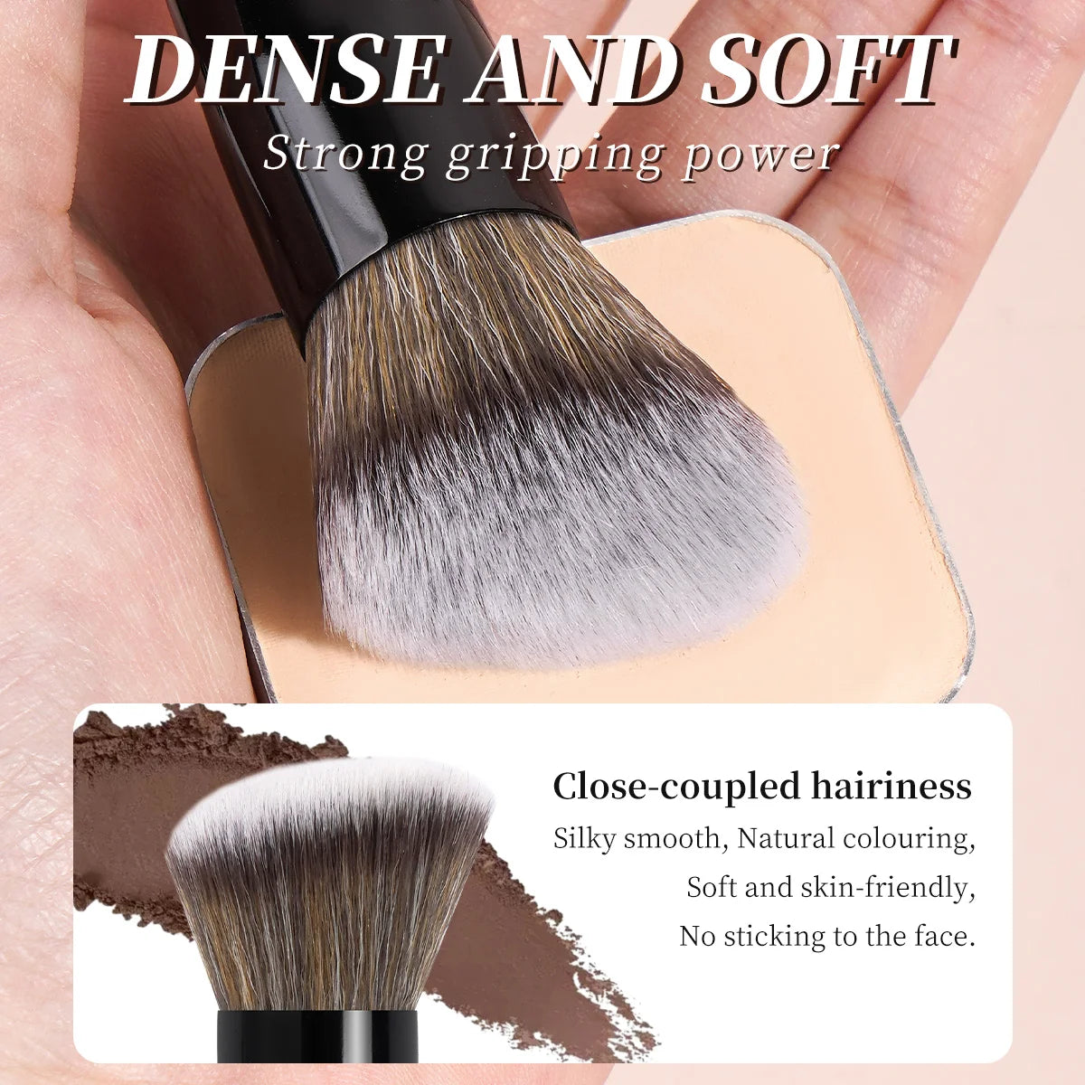 MAANGE 5-Pc Makeup Brush Set | Foundation & Concealer Brushes Makeup Brush Set QXL