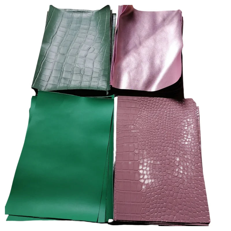 Embossed Cowhide Leather Sheet 20x30cm | First Layer DIY Craft Leather Craft Sheet QXL