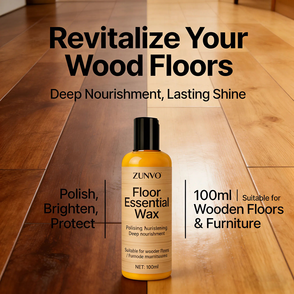 Floor Wax Polish & Brightener for Wood Floors & Furniture Floor Wax Polish QXL