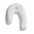 U-Shaped Maternity Side Sleeper Pillow | Neck & Spine Support Maternity Body Pillow QXL white