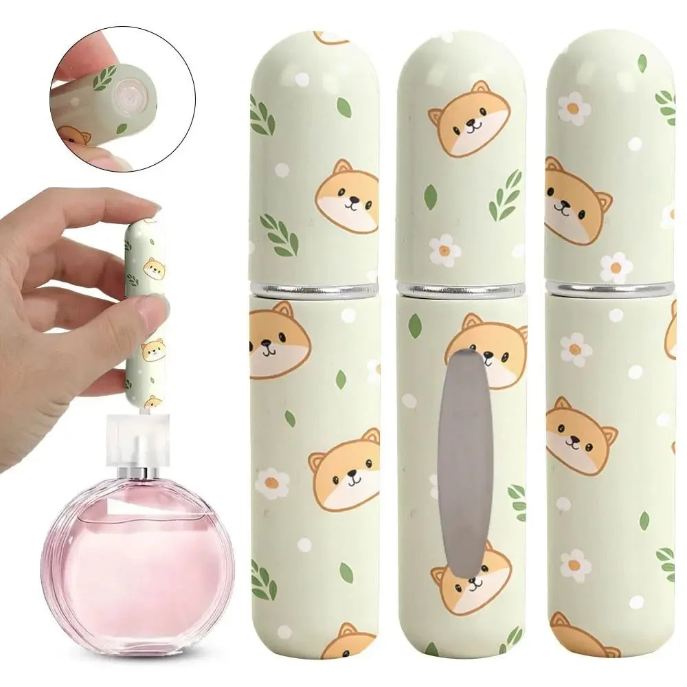 5ml Mini Refillable Perfume Spray Bottle | Leak-Proof Travel Perfume Spray Bottle QXL