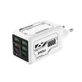 240W 6-Port USB-C Fast Wall Charger | EU US UK Travel Adapter USB Wall Charger QXL White EU 6 100-240V