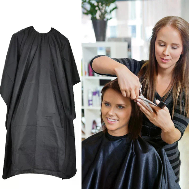 Waterproof Hair Cutting Cape | Pro Salon Barber Gown Black Hair Cutting Cape QXL
