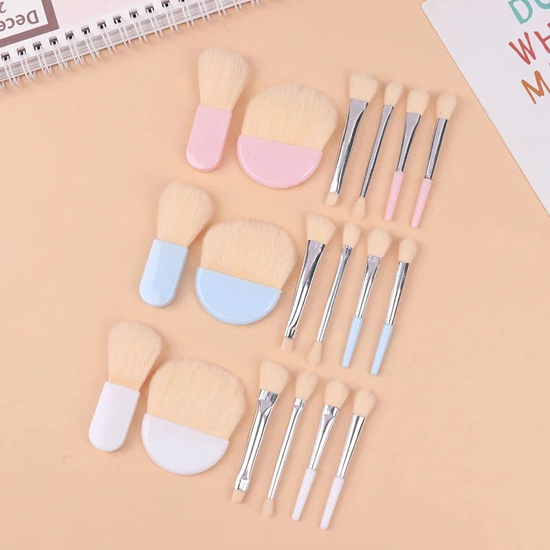 6-Piece Mini Travel Makeup Brush Set | Foundation & Blending Makeup Brush Set QXL