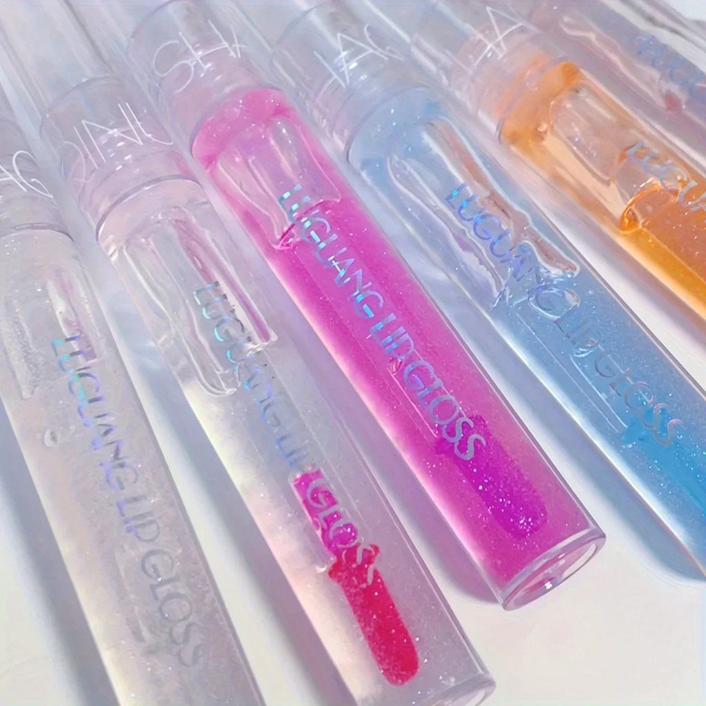 Micro-Glitter Mirror Lip Gloss | Moisturizing Colored Lip Glaze Glitter Lip Gloss QXL